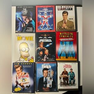 Comedy DVD Movie Bundle (Best comedy films) Jim Carrey, Ben Stiller Chev…